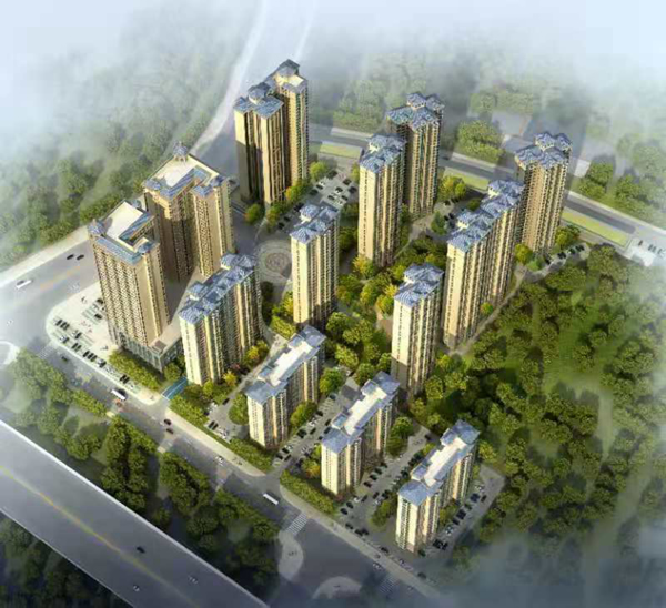 旺城天譽鳥瞰圖