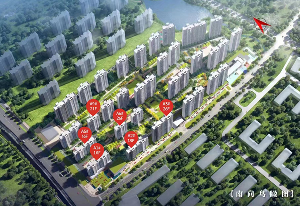 湖南建投·融城名著鳥瞰圖